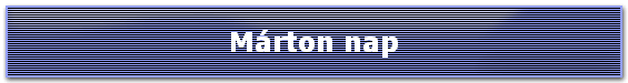 Márton nap