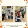 Csipke, a terápiás kutya hozott őszi varázslatot az 1.c-d2 osztályba