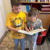 Könyvtári foglalkozás az első osztályos tanulóknak