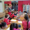 Könyvtári foglalkozás az első osztályos tanulóknak