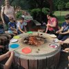 Szalonnasütés a ligetben