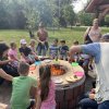 Szalonnasütés a ligetben